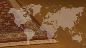 فرش ایرانی آماده برای صادرات,Iranian Carpet Ready for Export,تصدير السجاد الإيراني إلى الدول العربية