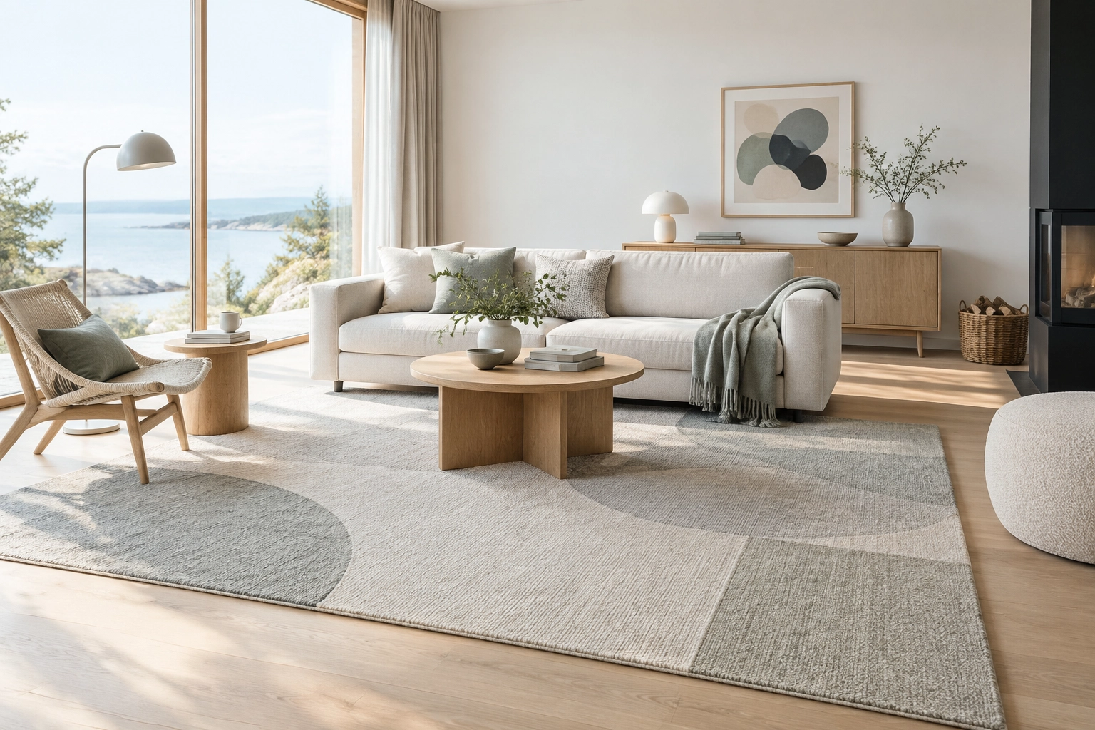 carpets for Scandinavian modern interior