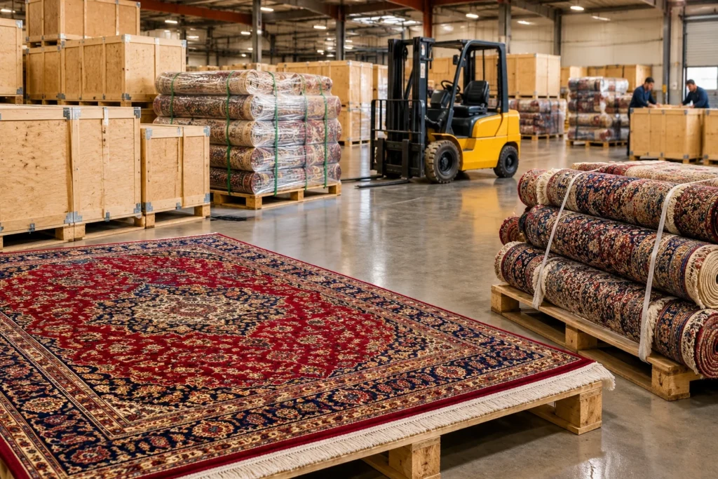 carpet export process from Iran